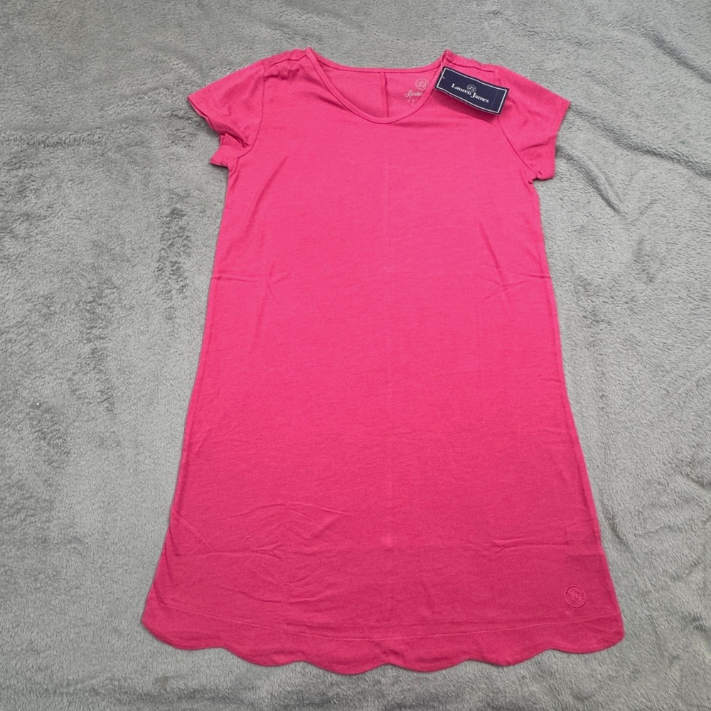 Lauren James NWT Women's Top Size Small Pink Long Short Sleeve